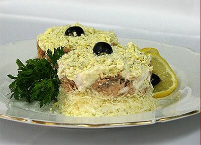 Салат из сайры с лимоном Салат из сайры с лимоном