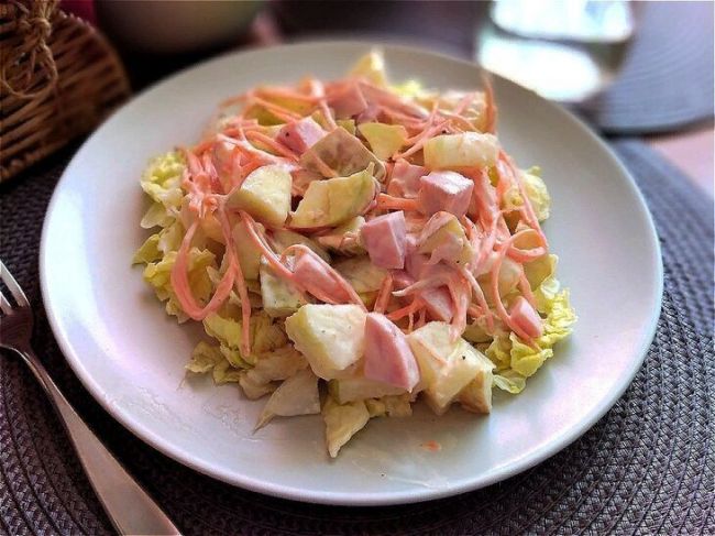 Салат с дыней #махеевъ