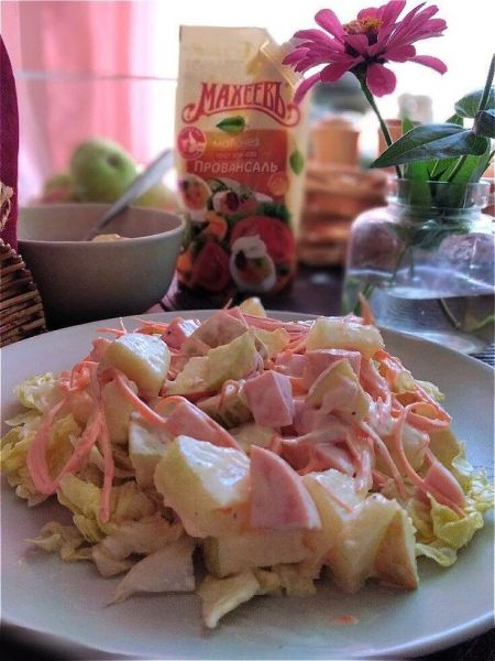 Салат с дыней #махеевъ